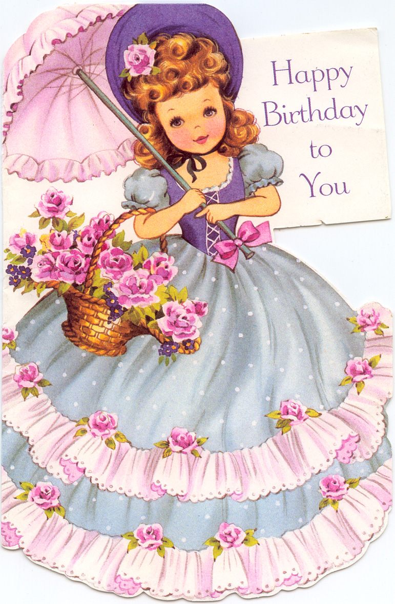 Art birthday, Vintage graphic and Birthday greeting card
