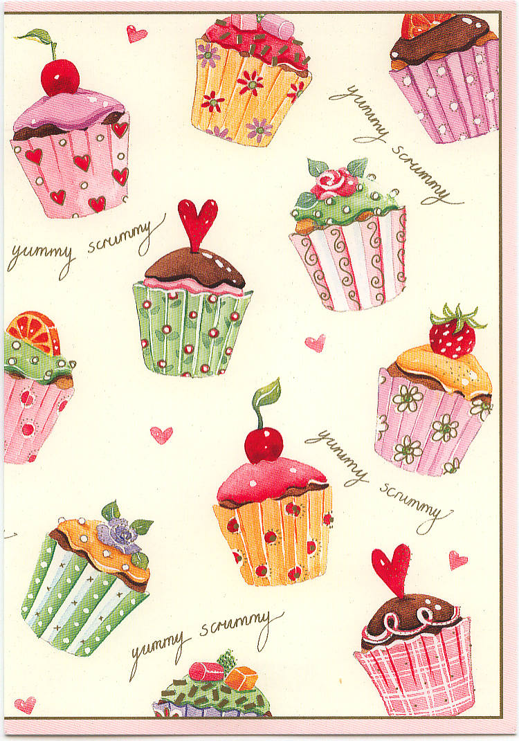 cupcake birthday card 2010