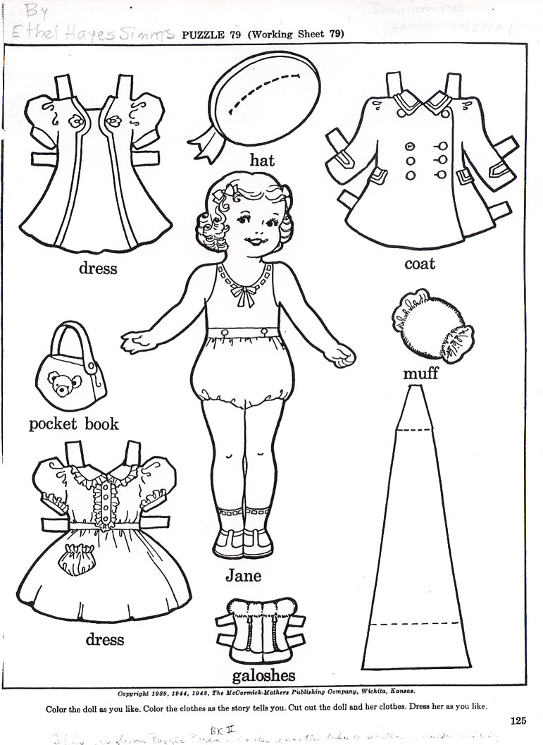 Paper Dolls Marges839s Blog Page 40